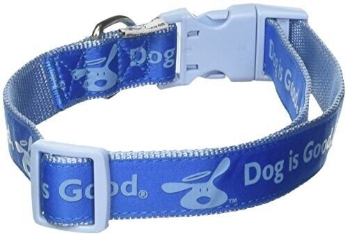 DogIsGood Bolo Pet Collar, 18 to 26-Inch, Sky Diver