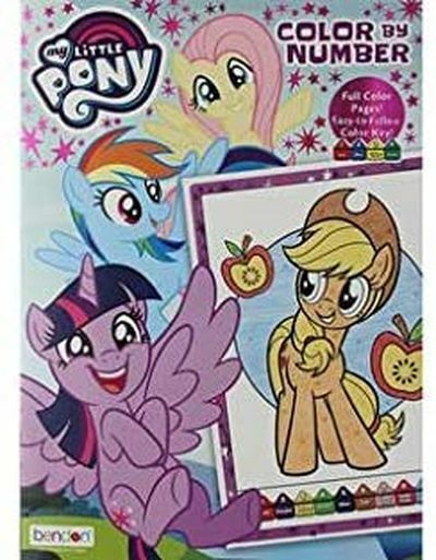 Bendon Color by Number My Little Pony (Pack of 2)