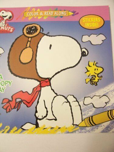 Peanuts Color & Read Along with Stickers ~ A Snoopy Day by Peanuts