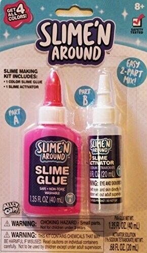 Slime'N Around Easy DYI Slime Kit (Pink)