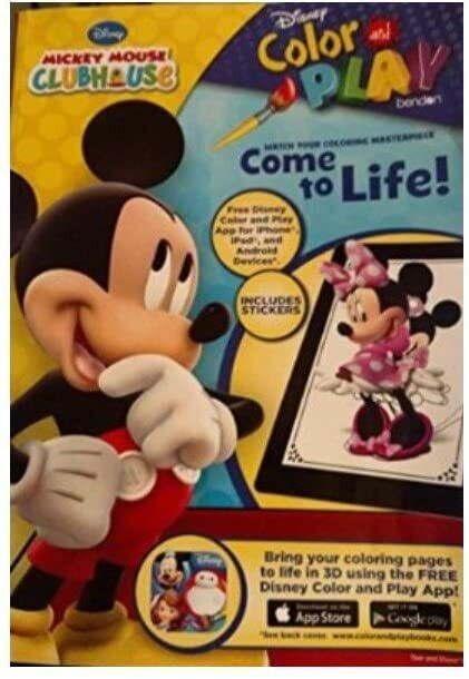 Disney Mickey Mouse Clubhouse Color & Play (Includes Stickers)