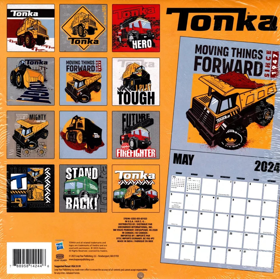 Tonka - 16 Month 2024 Wall Calendar