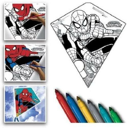 Color Me 26-inches Tyvek Diamond Kite: Spider-man