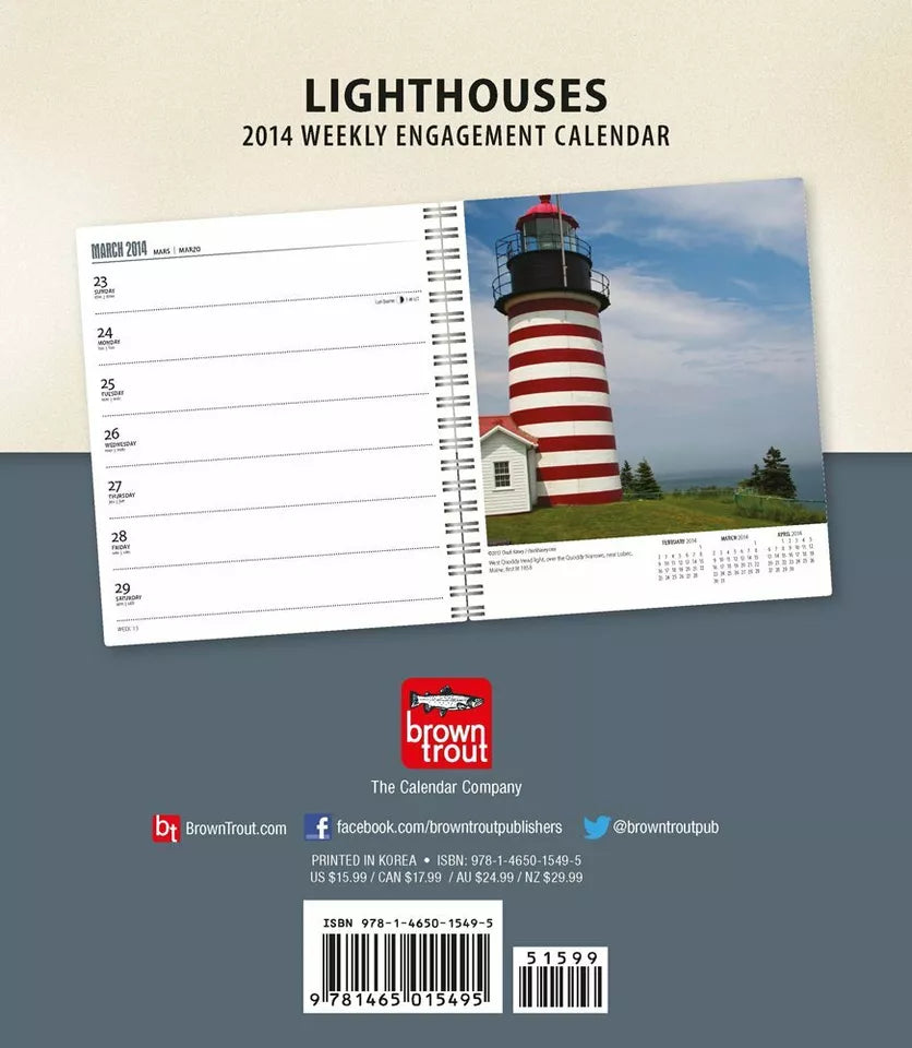 Lighthouses 2014 Calendar (Multilingual Edition)