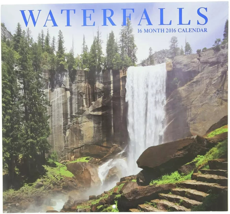 2016 Waterfalls 16 Month Wall Calendar