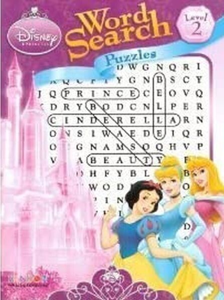 Disney World Search Puzzles and Coloring Book - (Set of 4) Assorted