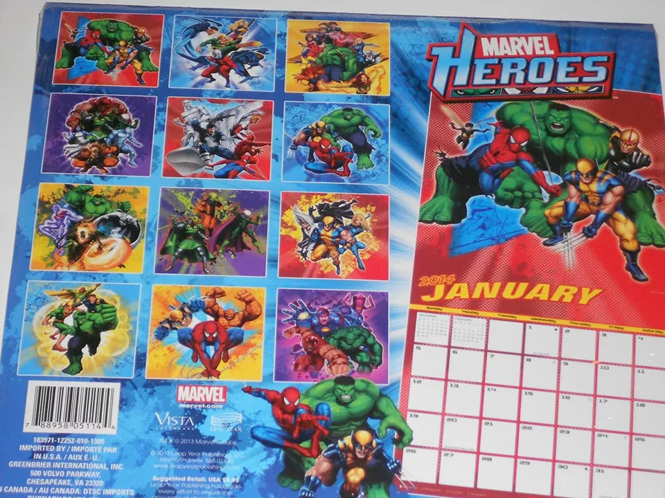 Marvel Heroes - 2014 Calendar