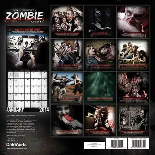 How to Survive a Zombie Attack! - 2014 Calendar