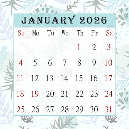2026 CD-Style Desk Calendar 12 Months Calendar / Planner / Desk Calendar With CD Case Stand, Office Decor, Christmas Gifts (Edition #028)