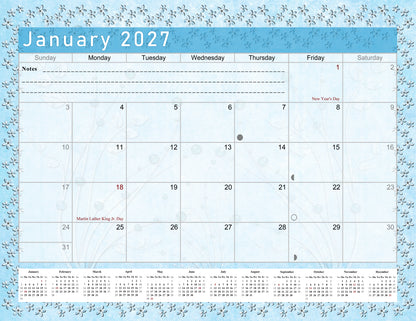 2027 Monthly Magnetic/Desk Calendar - 12 Months Desktop/Wall Calendar/Planner - (Edition #18)