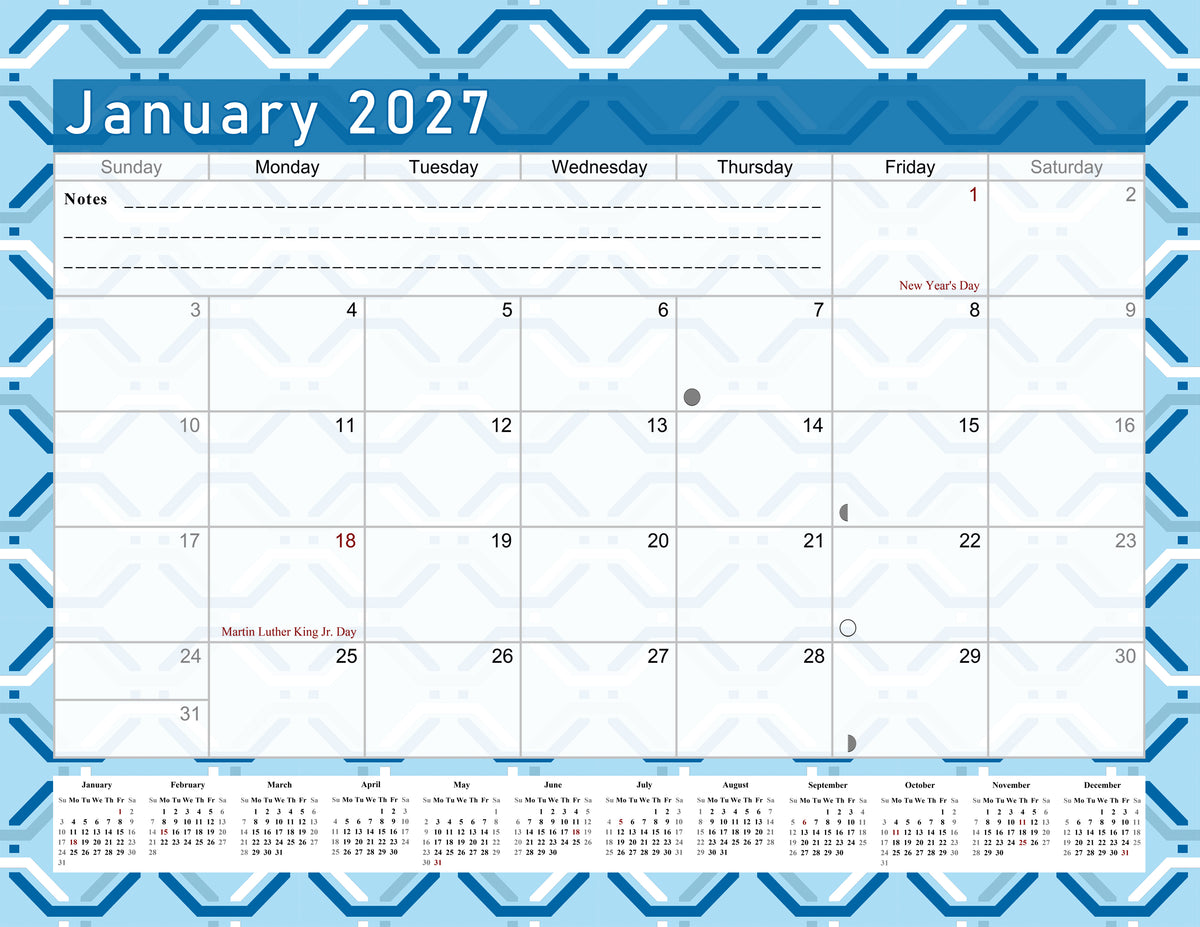 2026-2027 Magnetic/Desk Calendar - Desktop/Wall Calendar/Planner - (Edition #04)
