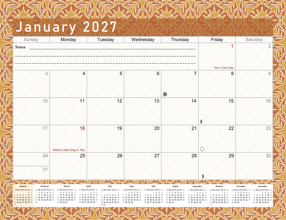 2026-2027 Magnetic/Desk Calendar - Desktop/Wall Calendar/Planner - (Edition #25)