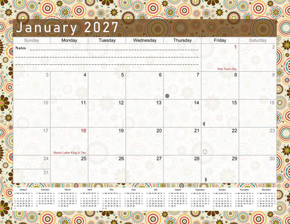 2026-2027 Magnetic/Desk Calendar - Desktop/Wall Calendar/Planner - (Edition #20)