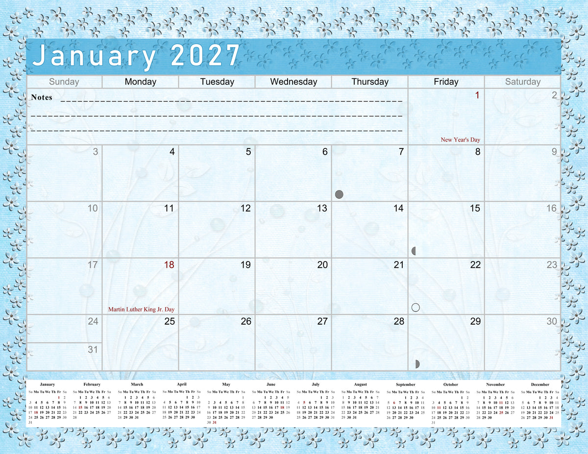 2026-2027 Magnetic/Desk Calendar - Desktop/Wall Calendar/Planner - (Edition #18)