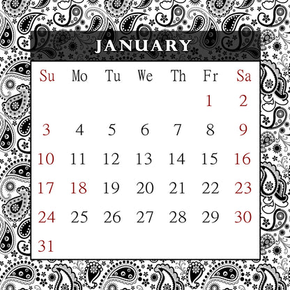 2027 CD-Style Desk Calendar 12 Months Calendar / Planner / Desk Calendar With CD Case Stand, Office Decor, Christmas Gifts (Edition #11)