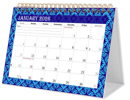 2025-2026 18 Months Standing Flip Desk Calendar Desktop Planner 07