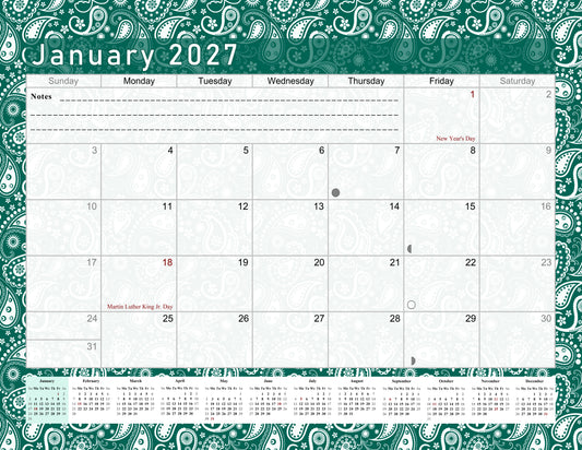 2026-2027 Magnetic/Desk Calendar - Desktop/Wall Calendar/Planner - (Edition #24)