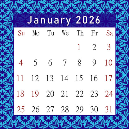2026 CD-Style Desk Calendar 12 Months Calendar / Planner / Desk Calendar With CD Case Stand, Office Decor, Christmas Gifts (Edition #18)