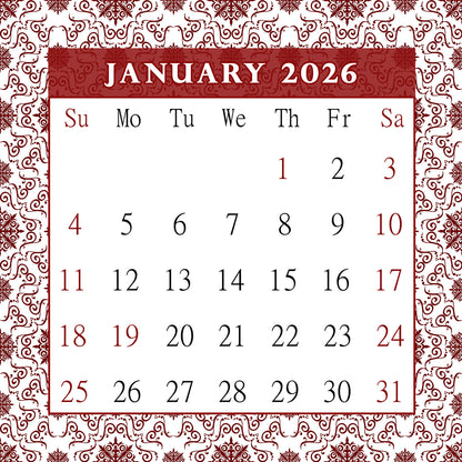 2026 CD-Style Desk Calendar 12 Months Calendar / Planner / Desk Calendar With CD Case Stand, Office Decor, Christmas Gifts (Edition #14)