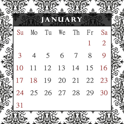 2027 CD-Style Desk Calendar 12 Months Calendar / Planner / Desk Calendar With CD Case Stand, Office Decor, Christmas Gifts (Edition #08)