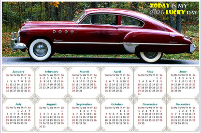 2026 Magnetic Calendar - Calendar Magnets - Today is my Lucky Day - Edition #47