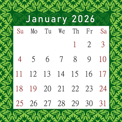 2026 CD-Style Desk Calendar 12 Months Calendar / Planner / Desk Calendar With CD Case Stand, Office Decor, Christmas Gifts (Edition #17)
