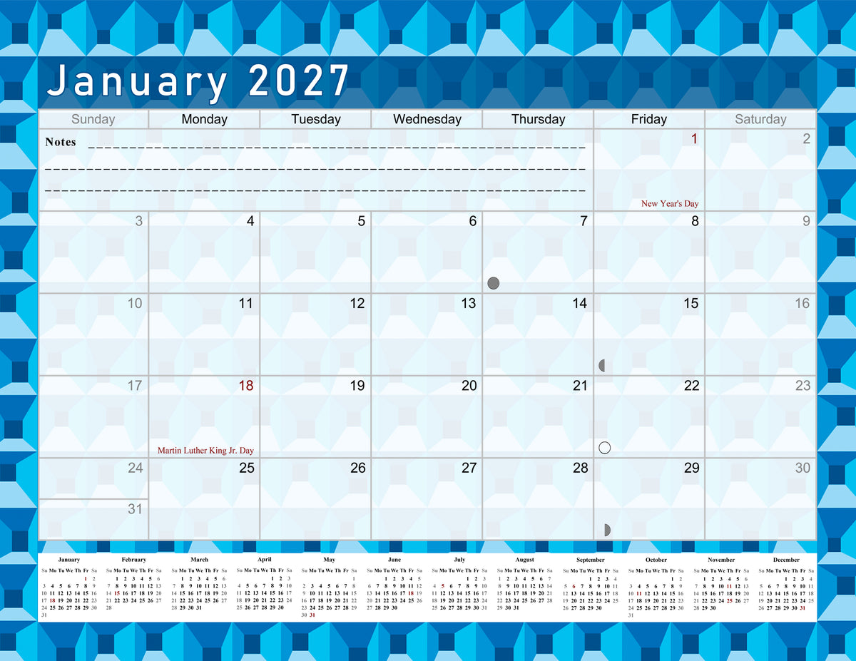 2026-2027 Magnetic/Desk Calendar - Desktop/Wall Calendar/Planner - (Edition #03)