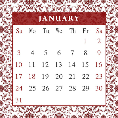2027 CD-Style Desk Calendar 12 Months Calendar / Planner / Desk Calendar With CD Case Stand, Office Decor, Christmas Gifts (Edition #14)