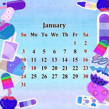 2027 CD-Style Desk Calendar 12 Months Calendar / Planner / Desk Calendar With CD Case Stand, Office Decor, Christmas Gifts (Edition #25)