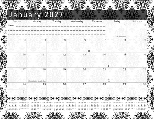 2027 Monthly Magnetic/Desk Calendar - 12 Months Desktop/Wall Calendar/Planner - (Edition #08)