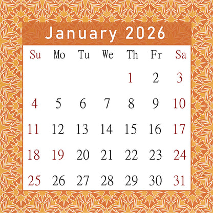 2026 CD-Style Desk Calendar 12 Months Calendar / Planner / Desk Calendar With CD Case Stand, Office Decor, Christmas Gifts (Edition #22)