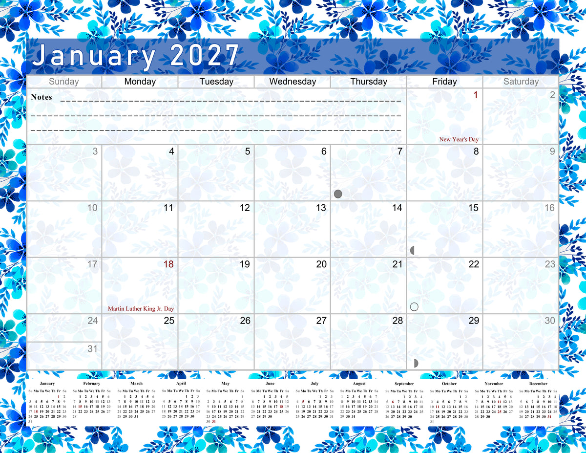 2026-2027 Magnetic/Desk Calendar - Desktop/Wall Calendar/Planner - (Edition #22)