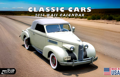 2027 Spiral-bound Wall Calendar (Classic Cars) - 12 Months Desktop/Wall Calendar/Planner