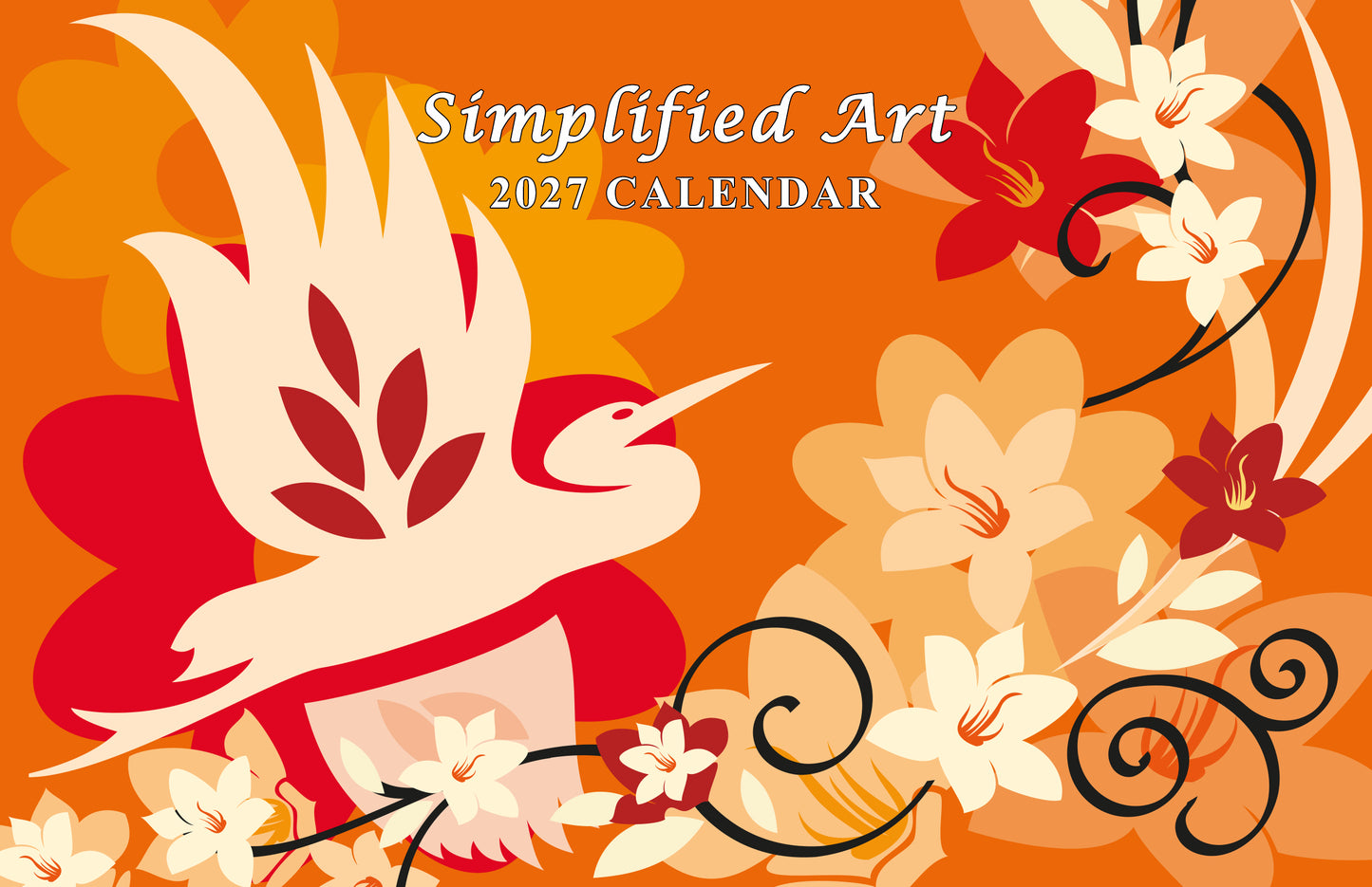 2027 Spiral-bound Wall Calendar (Art) - 12 Months Desktop/Wall Calendar/Planner