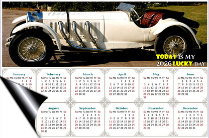2026 Magnetic Calendar - Calendar Magnets - Today is my Lucky Day - Edition #50