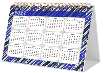 2025-2026 18 Months Standing Flip Desk Calendar Desktop Planner 017