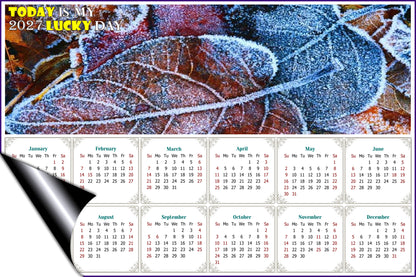 2027 Magnetic Calendar - Calendar Magnets - Today is my Lucky Day - Edition #36