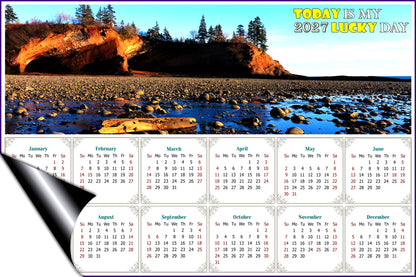 2027 Magnetic Calendar - Calendar Magnets - Today is My Lucky Day (Shepholdy Bay)