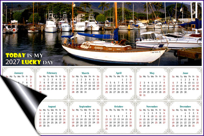 2027 Magnetic Calendar - Calendar Magnets - Today is my Lucky Day - Edition #49