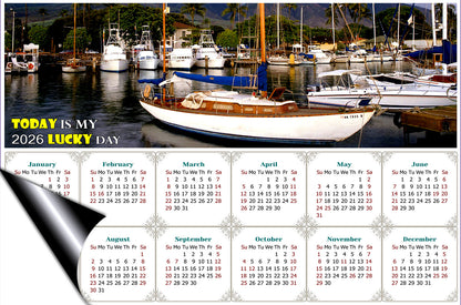 2026 Magnetic Calendar - Calendar Magnets - Today is my Lucky Day - Edition #49