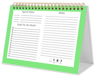 2025-2026 18 Months Standing Flip Desk Calendar Desktop Planner 05