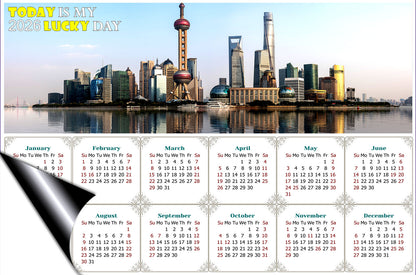 2026 Magnetic Calendar - Calendar Magnets - Today is My Lucky Day - (Shanghai)