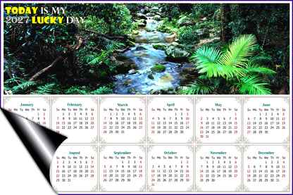 2027 Magnetic Calendar - Calendar Magnets - Today is My Lucky Day (Daintree National Park)