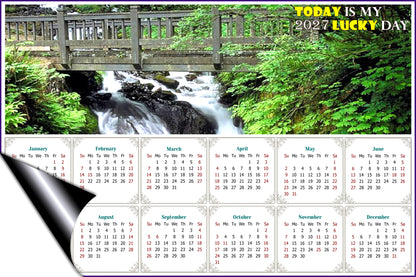 2027 Magnetic Calendar - Calendar Magnets - Today is My Lucky Day - Edition #14