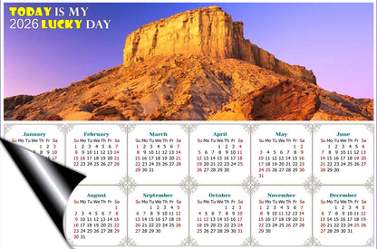 2026 Magnetic Calendar - Calendar Magnets - Today is my Lucky Day - Edition #28b