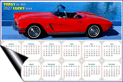 2027 Magnetic Calendar - Calendar Magnets - Today is my Lucky Day - Edition #48