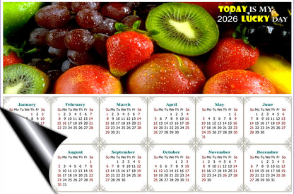 2026 Magnetic Calendar - Calendar Magnets - Today is my Lucky Day - Edition #40