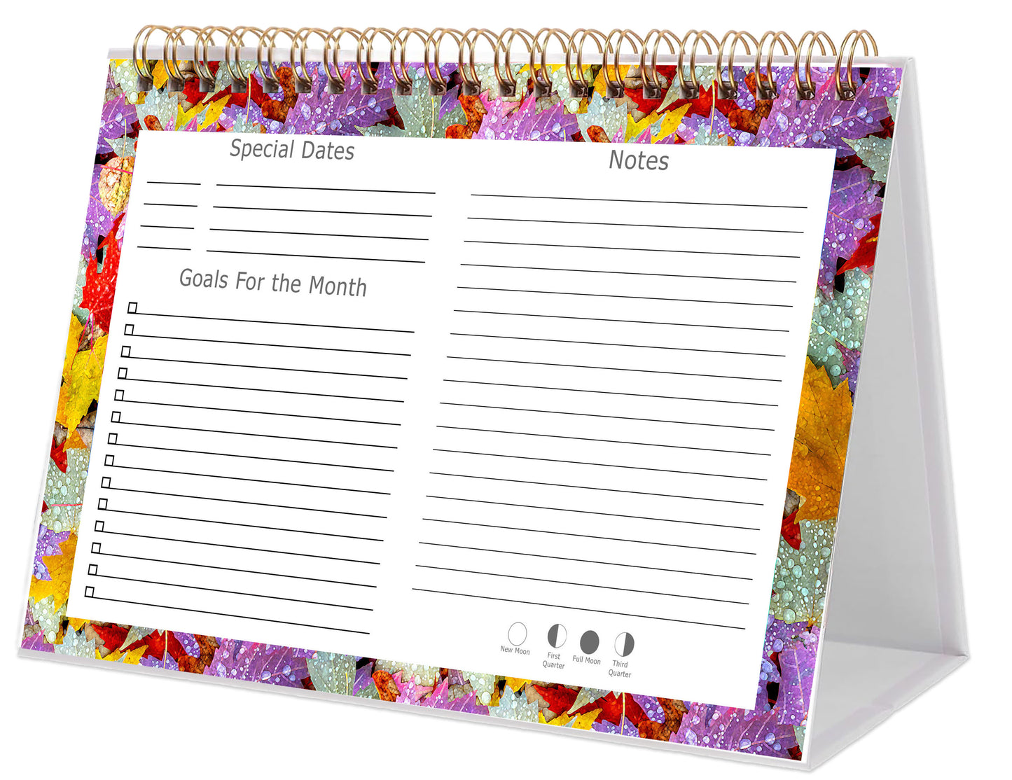 2025-2026 18 Months Standing Flip Desk Calendar Desktop Planner 08