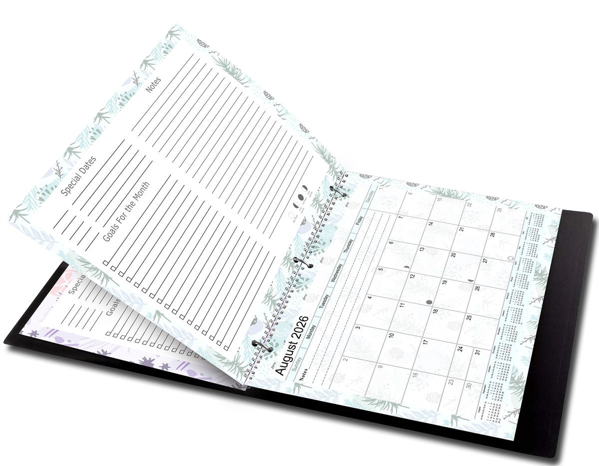 2026 - 2027 Academic Year 12 Months Student Calendar 3-Ring Binder (Edition #01)