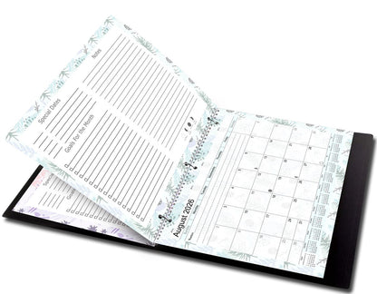 2026 - 2027 Academic Year 12 Months Student Calendar 3-Ring Binder (Edition #01)
